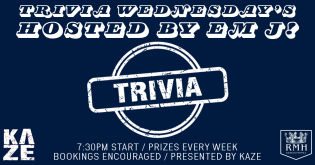 EM J's Trivia at The Royal Mail Hotel