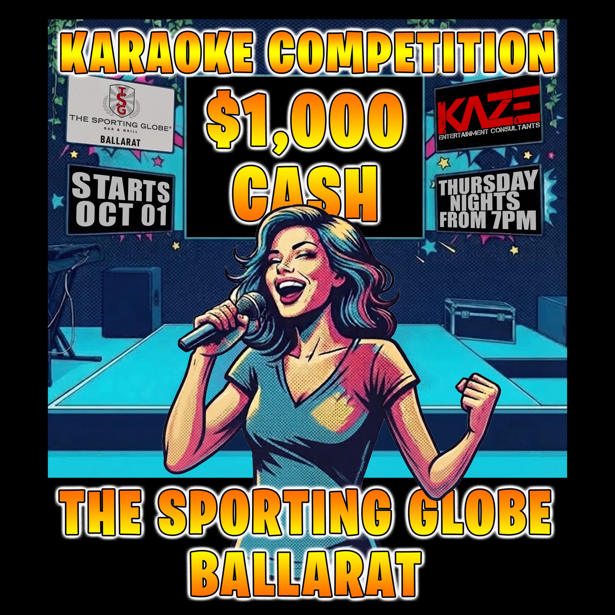 Sporting Globe Karaoke Competition