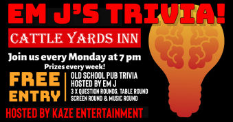 EM J's Trivia at The Cattle Yards Inn
